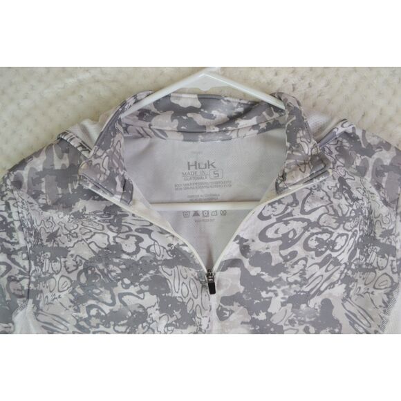 Huk Icon x Tide Change Women's Small Gray Hoodie Shirt - Picture 8 of 13